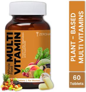 ZEROHARM Whole Food Multi Vitamin for Women - 60 Tablets
