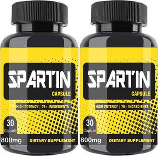 Spartin Supplements For Increase Performance, Power & Stamina (Pack of 2)