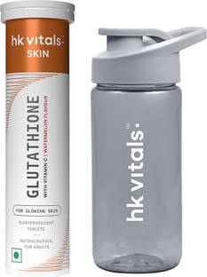 HEALTHKART HK Vitals Glutathione Effervescent Tablets with Vitamin C & E, 300ml Bottle