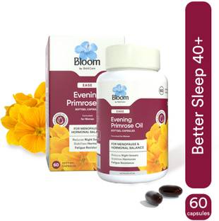 Bloom Menopause Cold-Pressed Evening Primrose Oil Capsule 500 mg | For Night Sweats