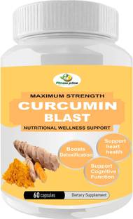 Fitness Prime Curcumin Extract 800mg Capsules for Enhanced Bioavailability & Cognitive Functions