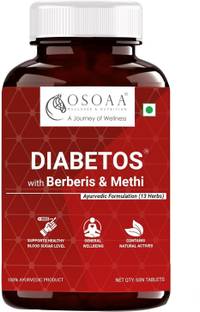 Osoaa 100% Herbal Diabetic Care Ayurvedic Capsuels For Type 1 & 2 With Jamun, Karela