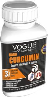 Vogue Nano Curcumin Tablets For Digestion Immunity And Joint Pain