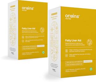 Origins Nutra Fatty Liver Aid Support Healthy Liver and Detox For Men & Women Pack of 2