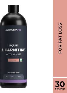Nutrabay Pro Liquid L-Carnitine + Vitamin B5, Flavor - Orange