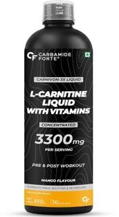 CARBAMIDE FORTE L-Carnitine Liquid 3300mg | L Carnitine L-Tartrate Supplement for Fat Loss