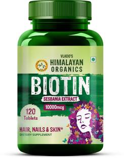 Vlado's Himalayan Organics Biotin 10000mcg for Hair Growth