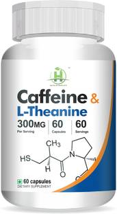Healthy Nutrition Caffeine L-Theanine 300mg Per Serving for Energy, Focus and Clarity
