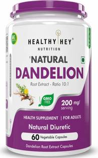 HealthyHey Nutrition Dandelion Root Extract - 60 Vegetable Capsules