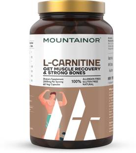Mountainor L-Carnitine L-Tartrate 2000mg/Serving Plant Based Supplement