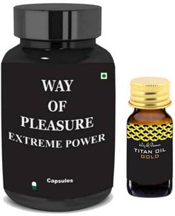 Way Of Pleasure Extreme Capsule made with natural ingredients and oil