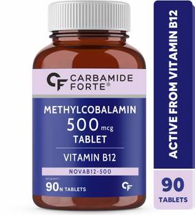 CARBAMIDE FORTE Vitamin B12 Tablets 500mcg-Active Form of Methylcobalamin Vitamin B12 Supplement