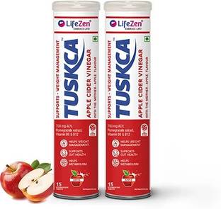 Lifezen Tuskca Apple Cider Vinegar Supports Weight Management - 30 Tablet Each