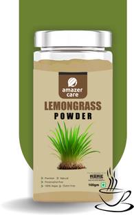 Amazer Care Lemongrass Powder-Aromatic Flavor Enhancer For Tea, Cooking & Seasoning 100%Pure