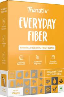 TruNativ Everyday Fiber, Bloating Relief,Gas,Constipation & Acidity Relief, Unflavoured