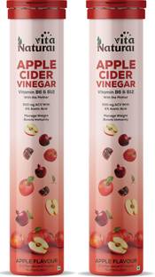 NaturalVita Apple Cider Vinegar Effervescent Tablet for Weight Loss with Mother Vita B6 B12