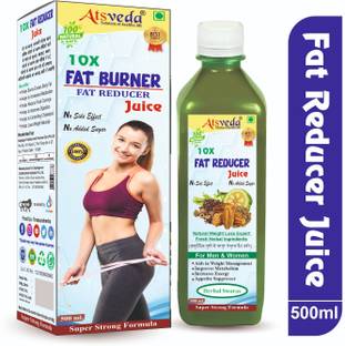 ATSVEDA 10 x Fat Burner Fat Reducer Juice For Men & Women Lose your Weight Naturally