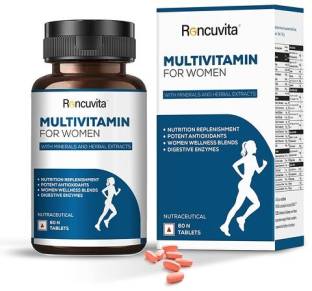 RONCUVITA Multivitamins for Women, with Vitamins & Minerals, Brain Support, Bones & Joints