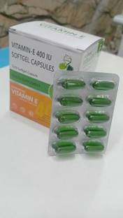 KORMESIC Vitamin-E For Face & Hair 100% Natural Vitamin-E Supliment 7x10 (70 Capsule)