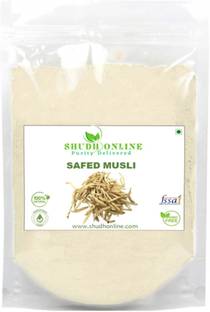 Shudh Online Safed Musli Root Powder, White Musli, Swet - Strength, Performance, Virality