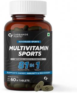 CARBAMIDE FORTE Multivitamin for Men - Sports Multivitamin Tablets with 81 Ingredients