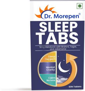 Dr. Morepen Sleep Tabs For Stress Free Sleep & Calmness (60 Tablets)