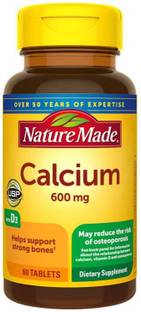 Nature Made Calcium with Vitamin D3 600mg, 60 Tablets