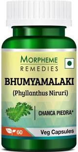 Morpheme Remedies Phyllanthus Niruri Bhumyamlaki 500 mg - 60 Veg Capsules