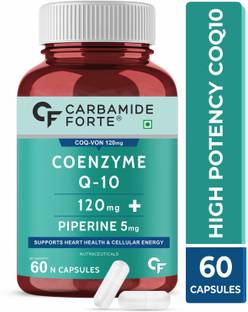 CARBAMIDE FORTE Coenzyme (coq10) 120mg with Piperine 5mg, Good Health Capsules for Heart Health