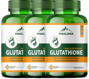 Divya Himalayan Glutathione Skin Glow Capsules with Vitamin C, Vitamin E & Grapeseed Extract
