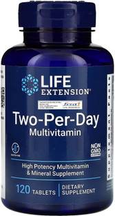 Life Extension Two-Per-Day Multivitamin, 120 Tablets