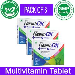 Health Ok MultiVitamin 10Tab For Good Health Men & Women