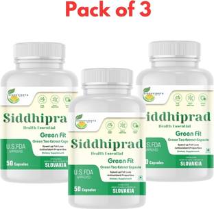 Siddhiprad Green Tea Extract 100% Natural Potent 500 Mg Veg Caps