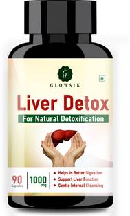 G GLOWSIK LIVER DETOX WITH MILK THISTLE FOR SUPPORT & DETOX LIVER- 90 CAPSULES