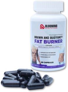 BLOOMING HEALTHCARE Fat Burner 60 Capsules | Thermogenic Formula with Ephedra, Caffeine & Yohimbine
