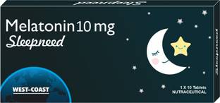 West Coast Sleepneed Pharma Grade Melatonin 10mg Sleeping Pills |10 Tablets