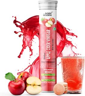 THE BODY RESERVE Cider Vinegar Effervescent Tablet OF Weight Loss With Vitamin B6 &B12 POC1
