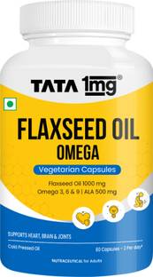 TATA 1mg Flaxseed Oil 1000mg Omega 3