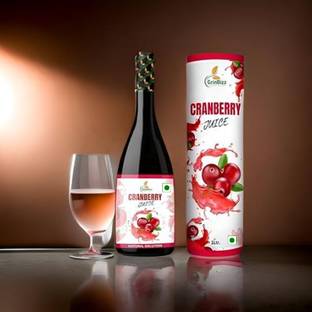 grinbizz Cranberry Juice 1000ml & Immunity Booster Drink For UTI Infection/No Added Sugar