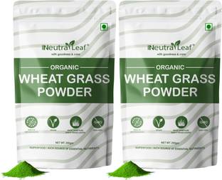 Neutraleaf Pure Organic Wheat Grass Powder | Antioxidant, Energy, Detox & Immunity Booster