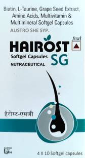 AUSTRO SHE SYP. Hairost Biotin Softgel For Reduce Hairfall Strong Hair Growth Hair Density