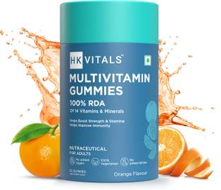 HEALTHKART HK Vitals Multivitamin Gummies, 100% RDA of Vitamins & Minerals, Boosts Immunity