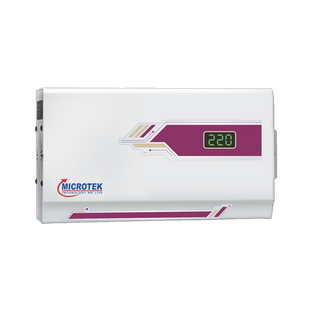 Microtek PEARL EM4160+ V2 Wall Mounted Automatic Voltage Stabilizer Working Power 160V - 285�5V