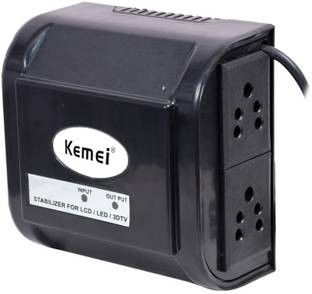 kemei Mini Crystal Supreme TV Stabilizer TV Stabilizer for up to 82 cm (32") Smart/LED TV + Set Top Box
