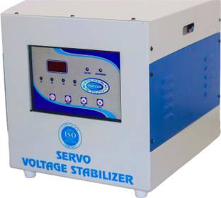 BLUELIZER 5 KVA SERVO WORKING RANGE (100 - 285 V) (INDIA'S FIRST SERVO WITH IN DISPLAY AMPERE METER)