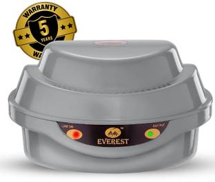 EVEREST EPS 50 Stabilizer for Single Door Fridge Upto 300 L Working Range 130V - 290V Grey