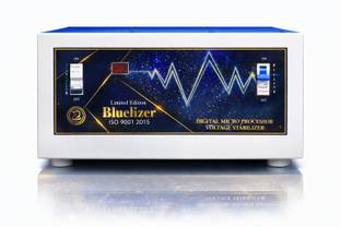 BLUELIZER 10KVA (80- 300)V Mainline Voltage Stabilizer with In-Display Ampere Meter Copper Wired | |Hi...