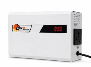 livpower Deep Freezer & Refrigerator Voltage Stabilizer, 1 KVA, 90V–270V Ac Stabilizer