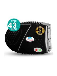 EVEREST ELS 600 MINI ULTRA Stabilizer for LEDTV Upto 43" Home Theater,Set TopBox(Working Range 90V to ...