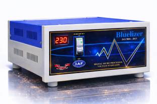 BLUELIZER 6 KVA MAINLINE STABILIZER WORKING RANGE (60 V - 300 V ) WITH HIGH / LOW CUT OFF INDIA'S FIRS...